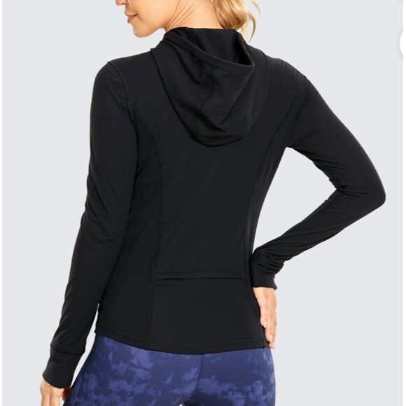 CRZ YOGA Brushed Full Zip Hoodie Jacket Size M New With Tags - Picture 2 of 8
